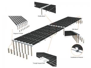 Structure de montage flexible