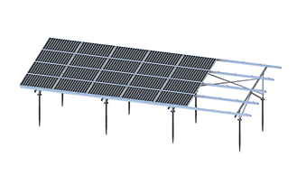 Support solaire au sol