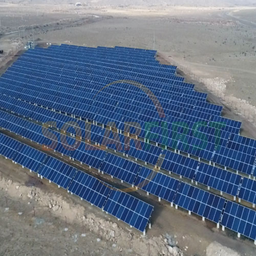Projet de montage solaire au sol de 1,5 MW en Arménie 2019