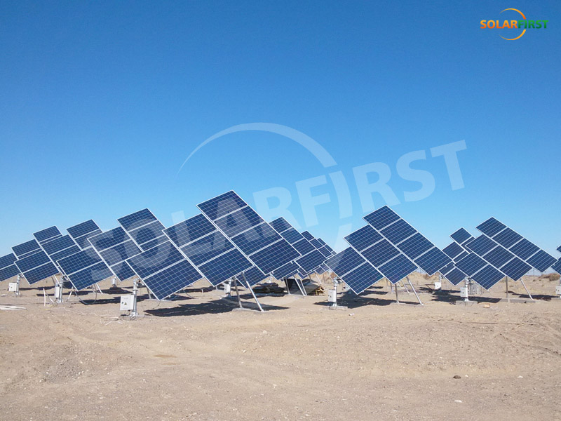 Projet de suiveur d'inclinaison Gansu 180 kW