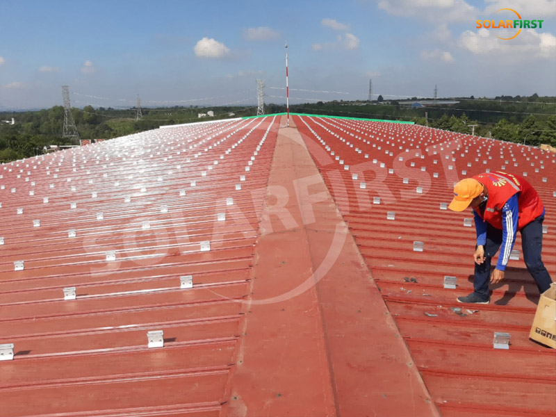 Projet de centrale électrique sur toit de 6 MWc au Vietnam