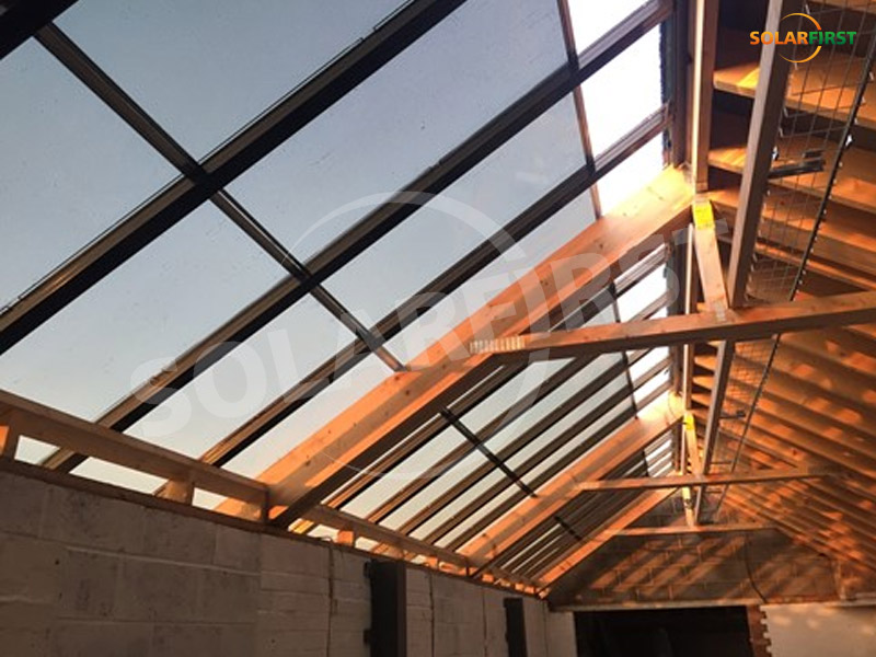Projet de toit transparent BIPV de Huntington