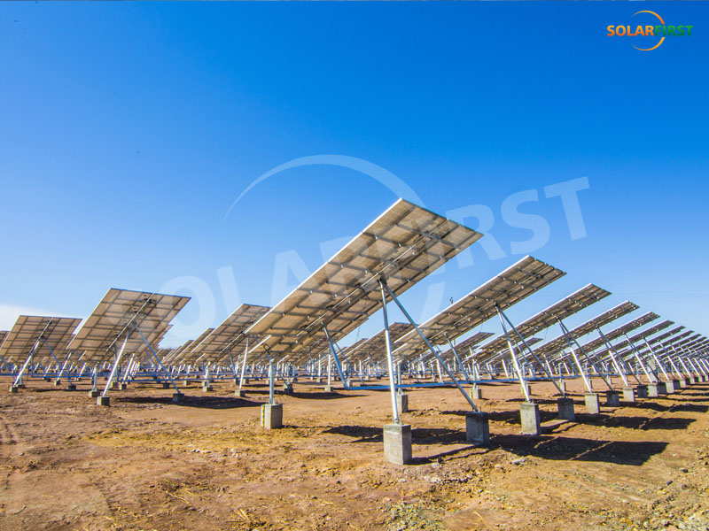 Projet de tracker incliné de 2 MW à Datong, Shanxi