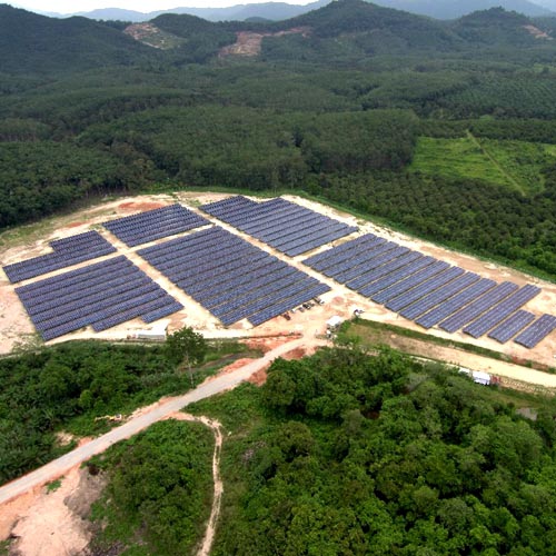Projet de montage au sol de 15,9 MW situé en Malaisie 2018