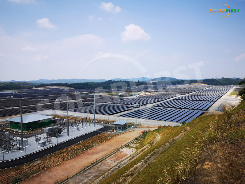 Projet de centrale électrique terrestre de 60 MWc en Malaisie