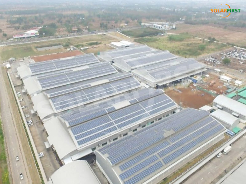 Projet de centrale électrique sur toit de 8,8 MWc en Thaïlande