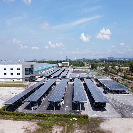 Projet de carport solaire de 1,6 MW en Malaisie 2019