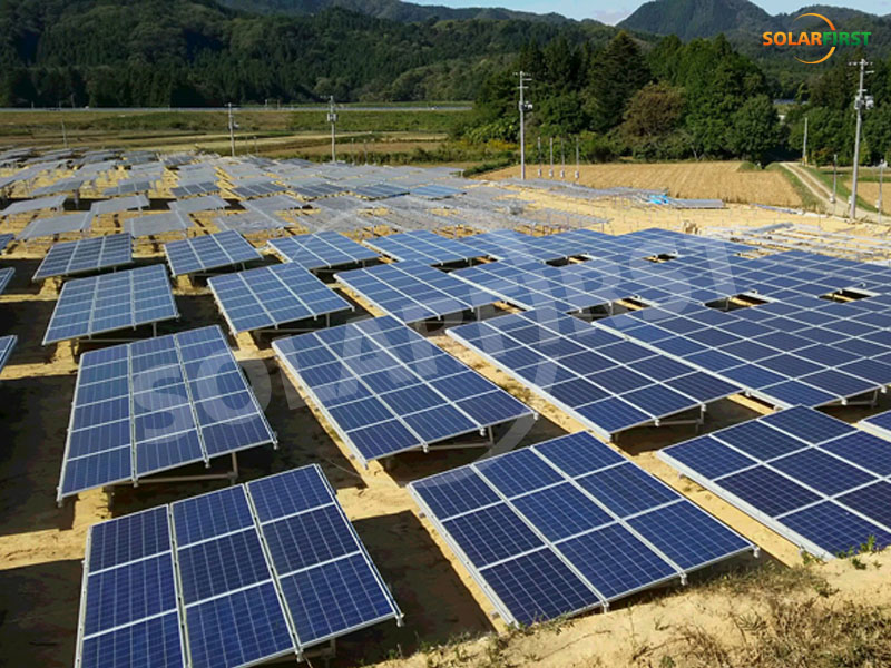 Projet de soutien au sol de 798 kW au Japon