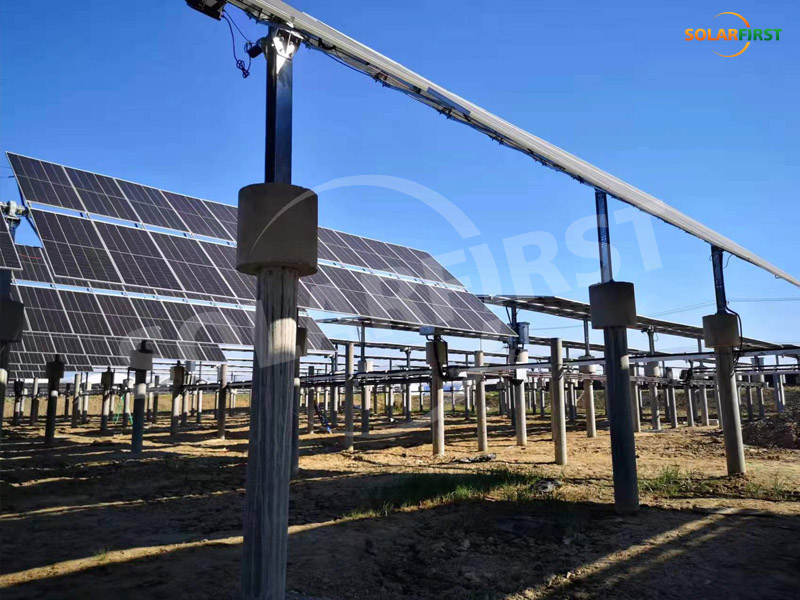 Projet de suivi à axe unique plat de 2 MWc en Thaïlande