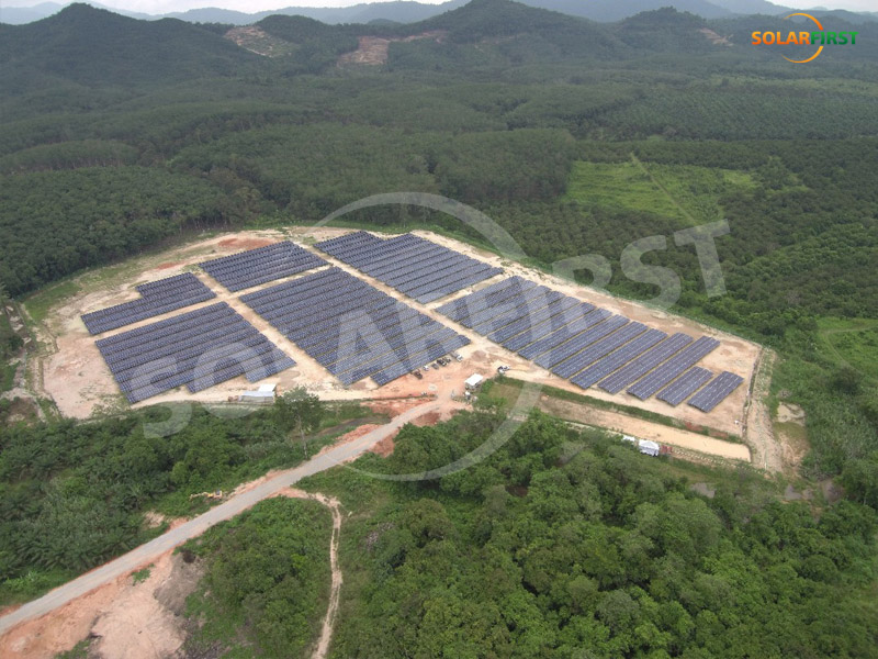 Projet de soutènement au sol de 15,9 MW en Malaisie