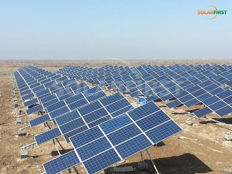 Traqueur incliné Xinjiang 8 MW