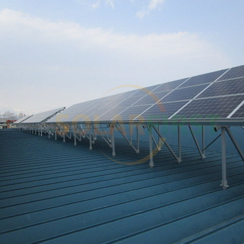 Projet de toiture métallique à joint debout de 288 kW au Japon (2018)