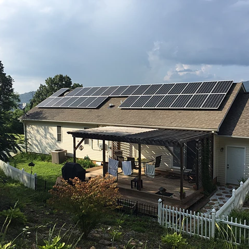 Projet de toiture en tuiles solaires de 1,05 MW en France 2017