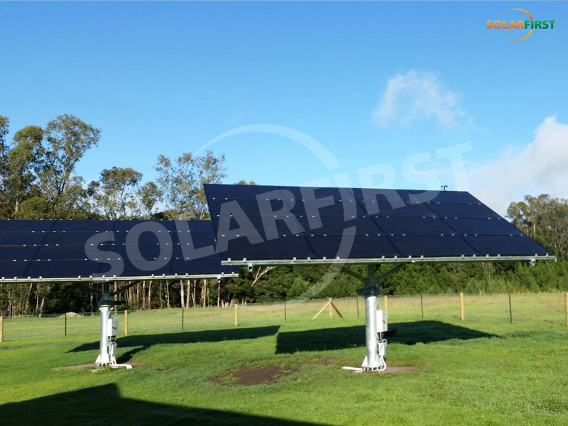 Projet de suivi à deux axes de 120 kW en Afrique du Sud